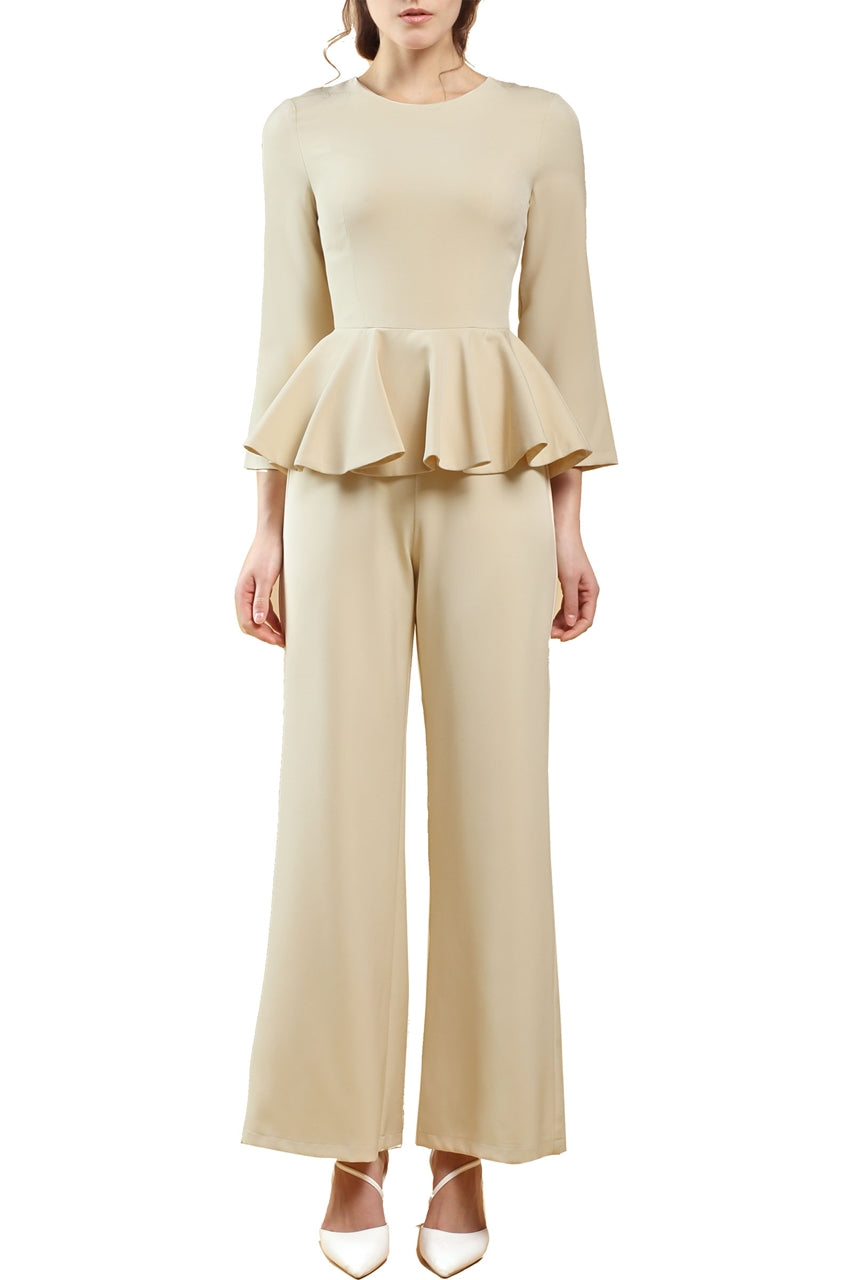 Regan Jumpsuit (Beige)