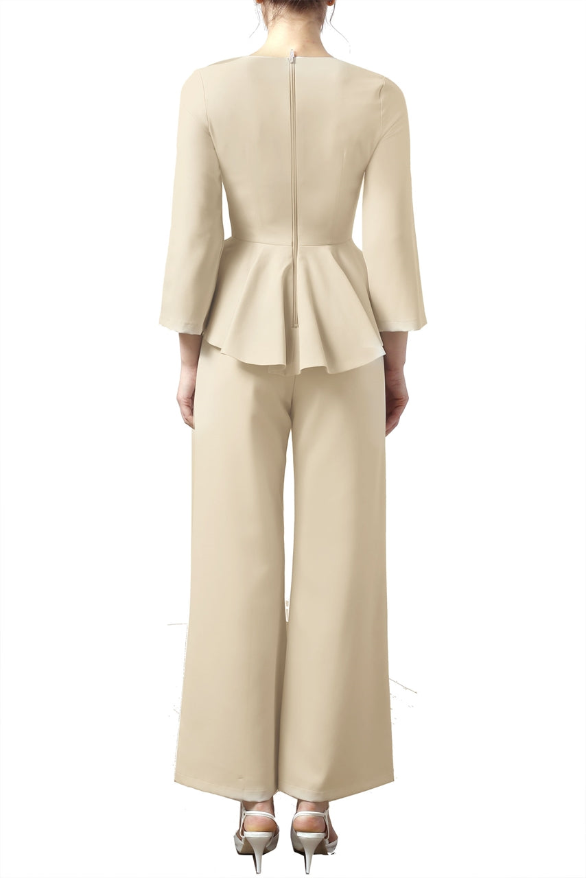 Regan Jumpsuit (Beige)