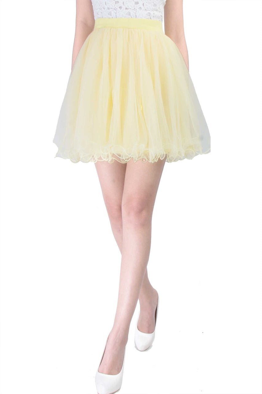 Diverxia Skirt (Powder Yellow)