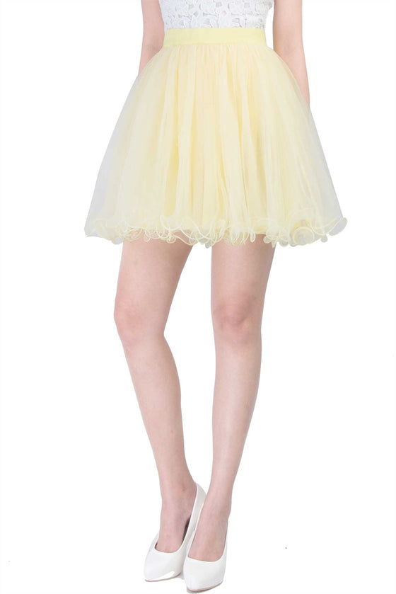 Diverxia Skirt (Powder Yellow)