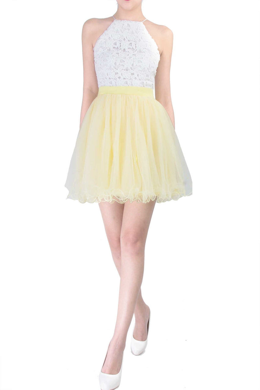 Diverxia Skirt (Powder Yellow)