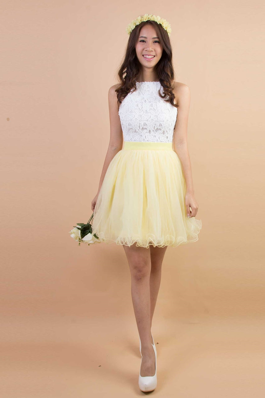 Diverxia Skirt (Powder Yellow)