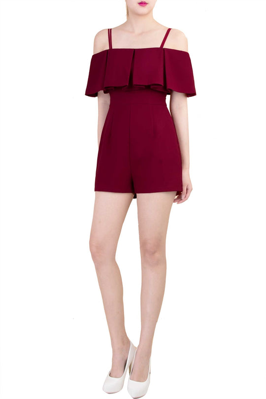 Doherzak Romper (Maroon)