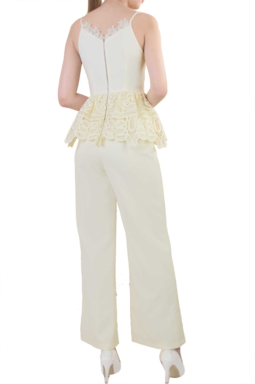 Diverlo Jumpsuit (Cream)