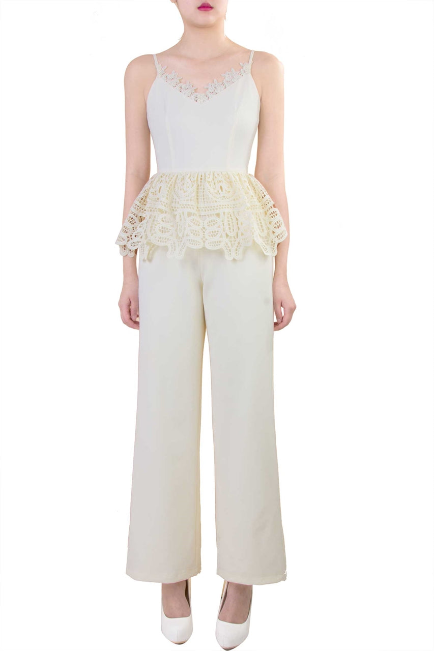 Diverlo Jumpsuit (Cream)