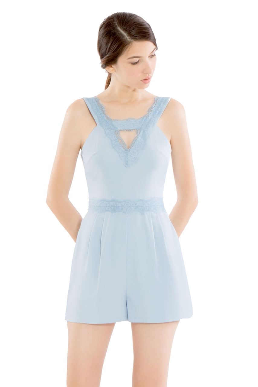 Dinerlic Romper (Powder Blue)