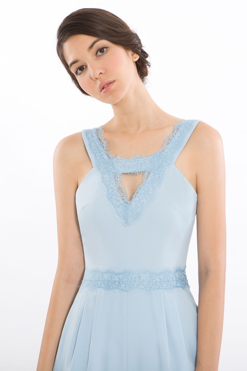 Dinerlic Romper (Powder Blue)