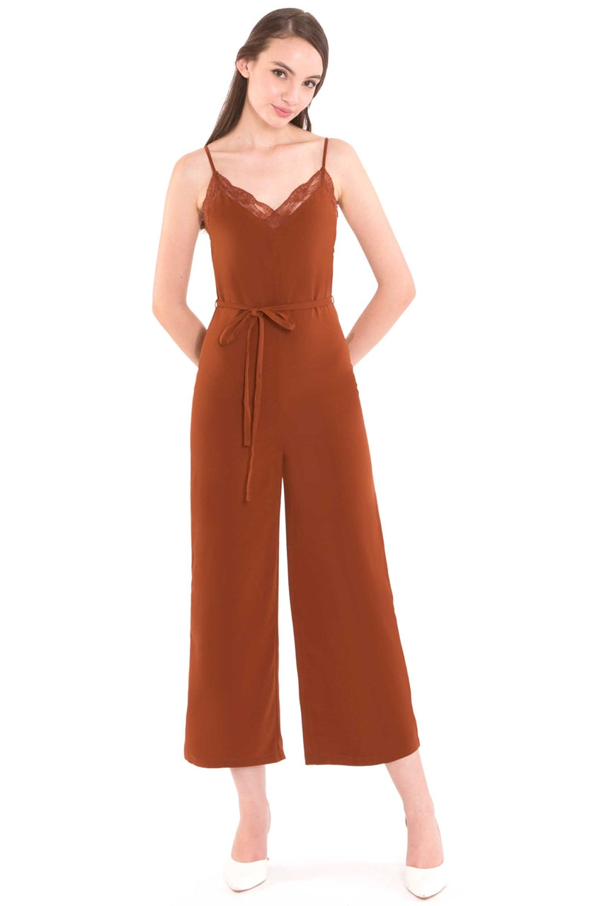 Deflvine Jumpsuit (Rust Orange)