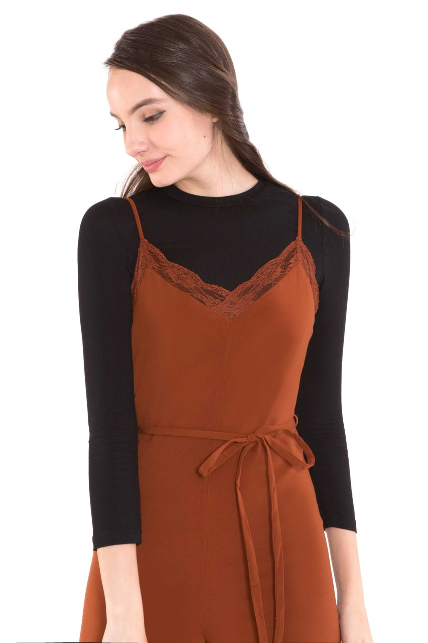 Deflvine Jumpsuit (Rust Orange)