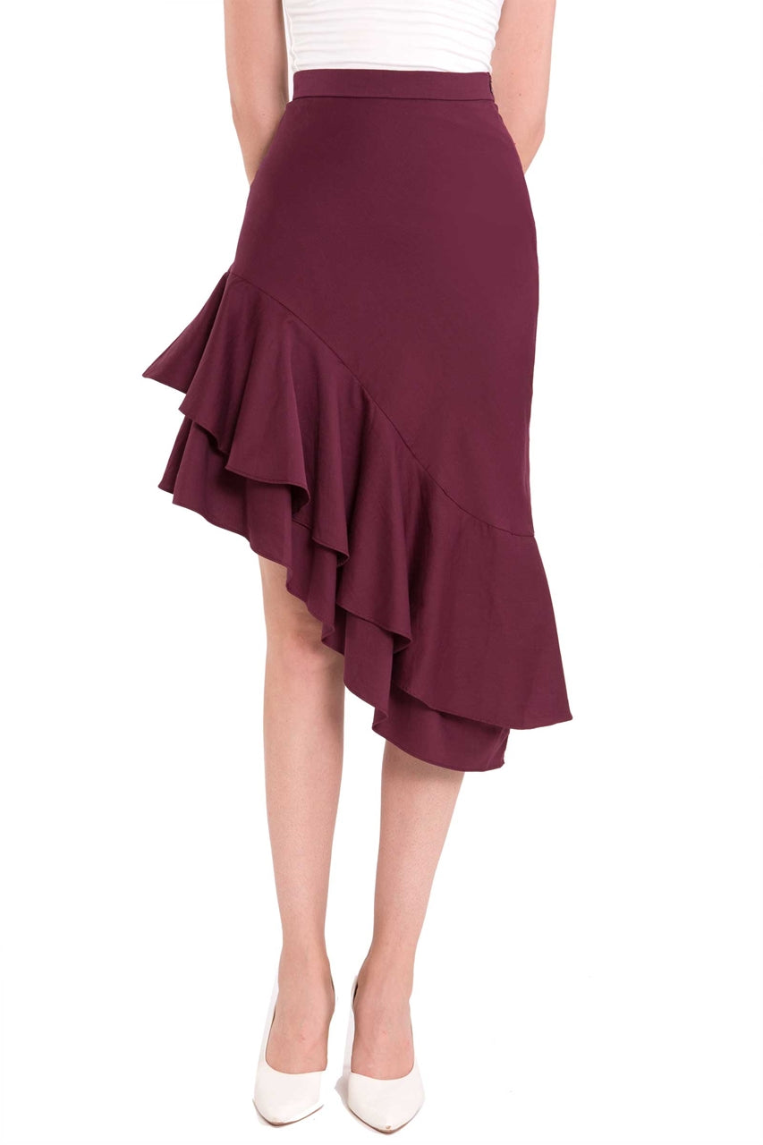 Dedior Skirt (Maroon)