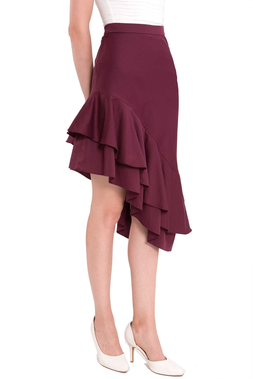 Dedior Skirt (Maroon)