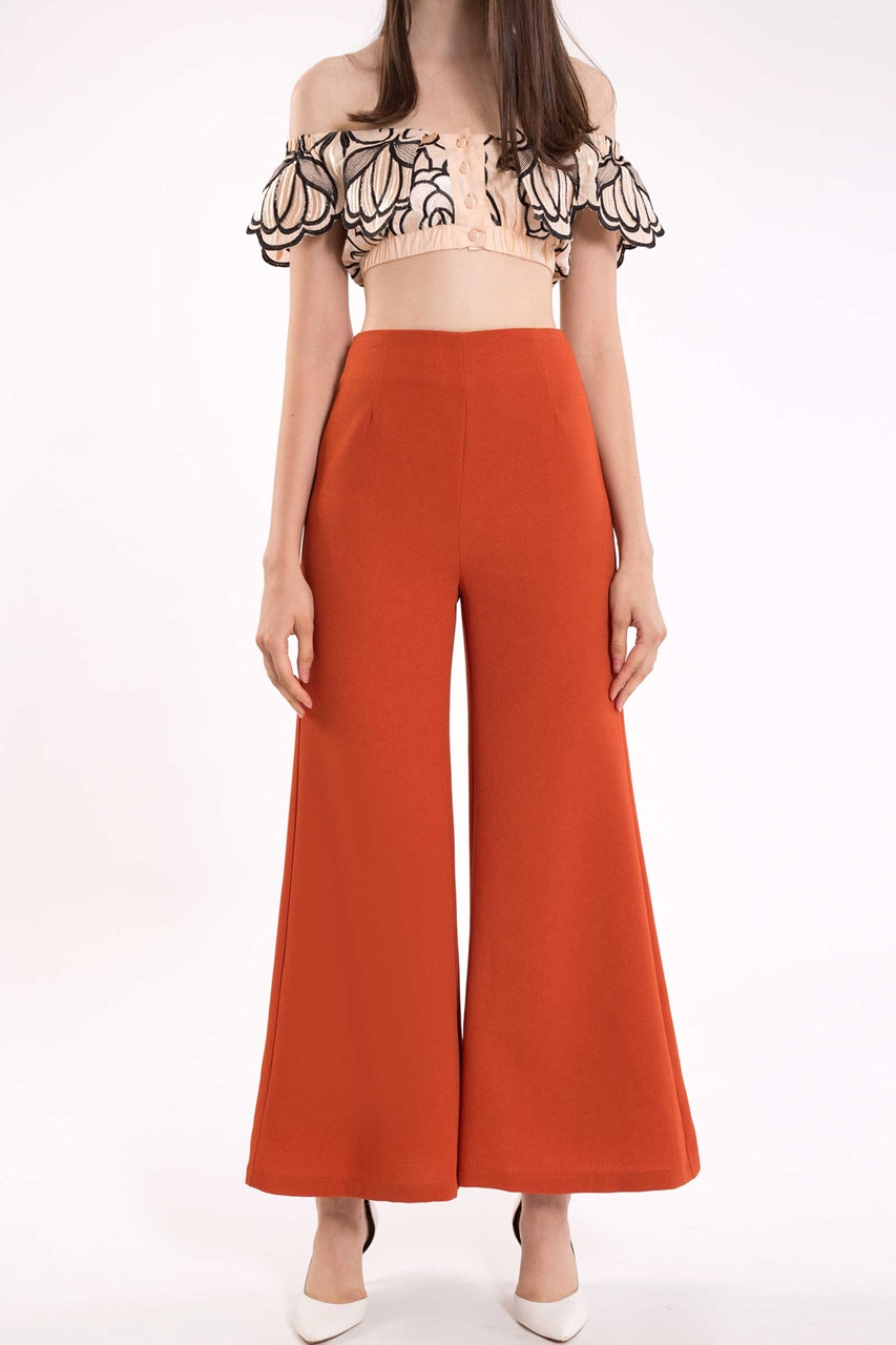 Dafaige Pants (Rust Orange)