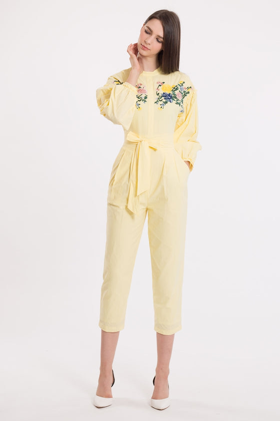 Destroz Jumpsuit (Powder Yellow)