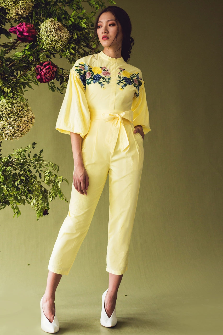 Destroz Jumpsuit (Powder Yellow)