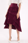 Datariver Skirt (Burgundy)