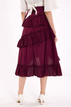 Datariver Skirt (Burgundy)