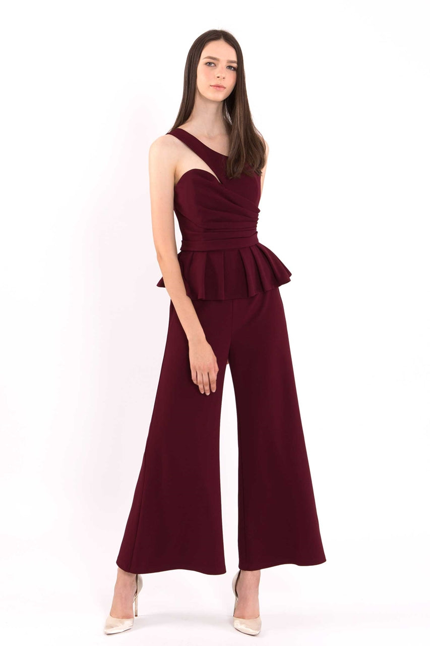 Diwutiq Jumpsuit (Maroon)