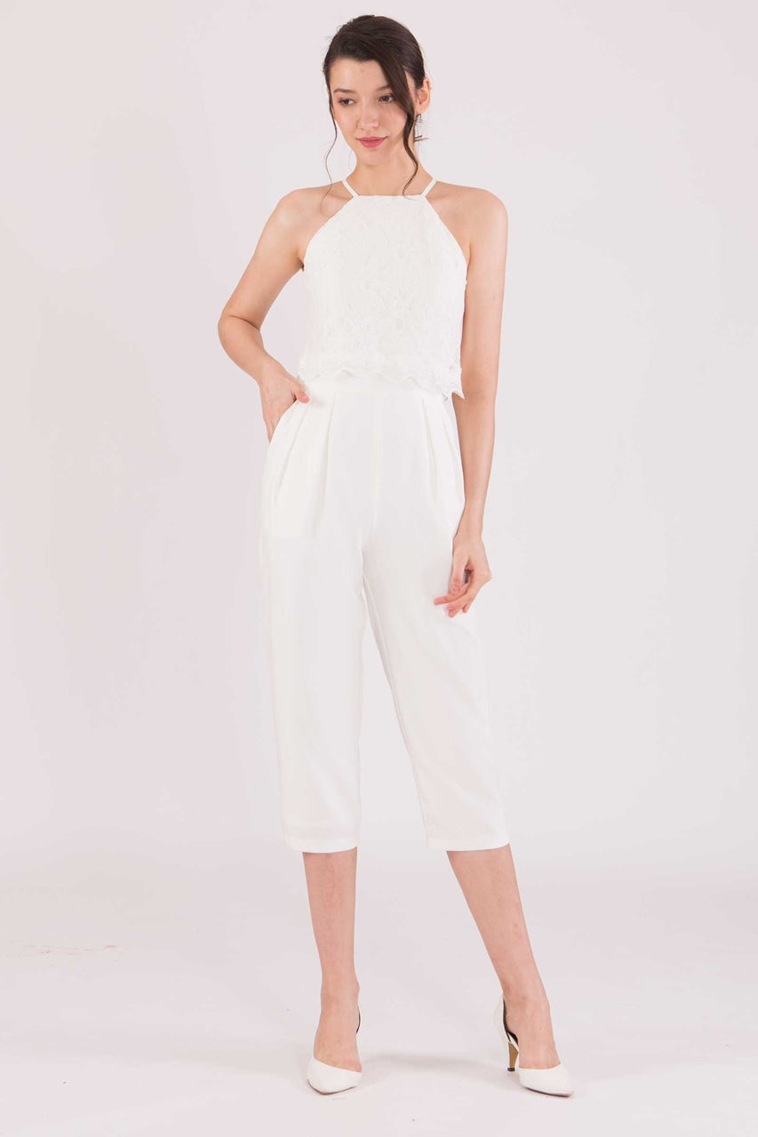 Daferuq Jumpsuit (White)