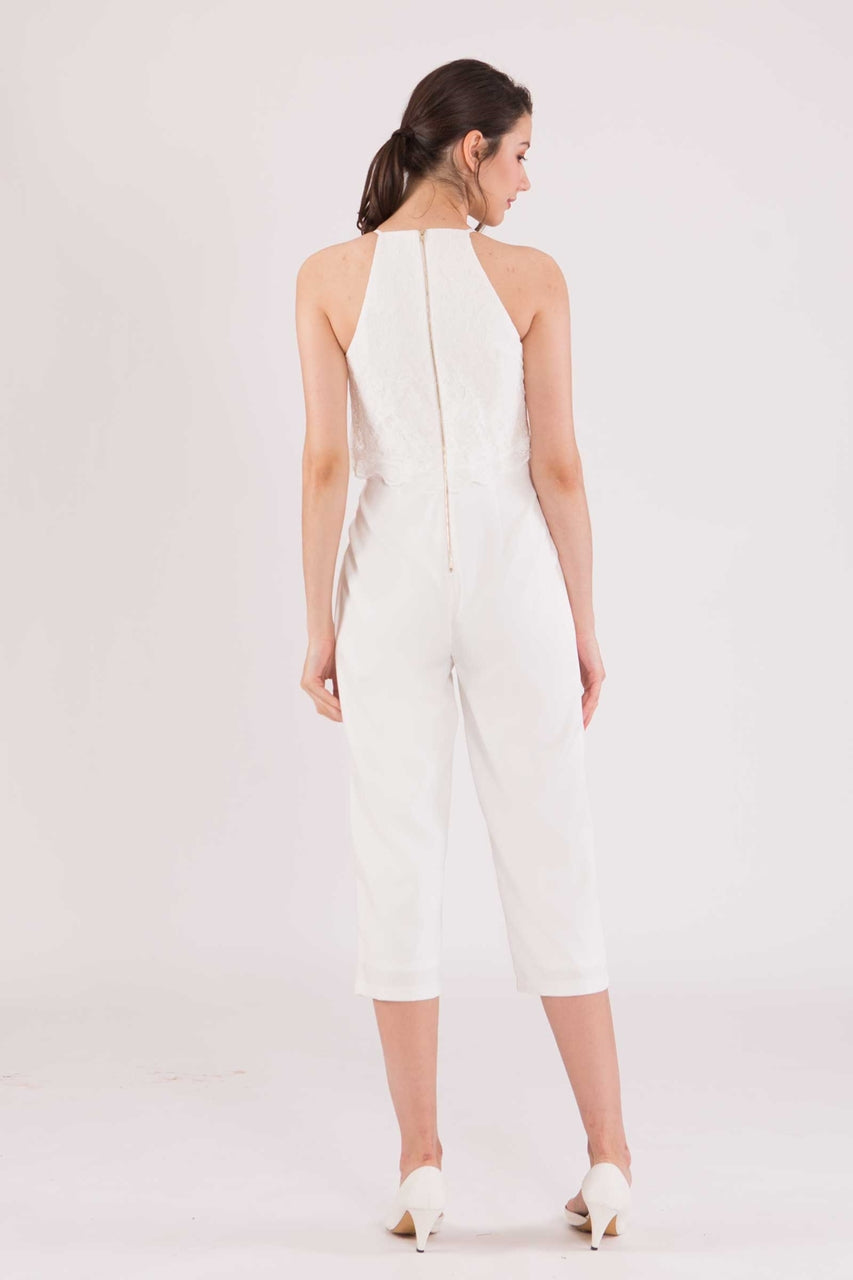 Daferuq Jumpsuit (White)