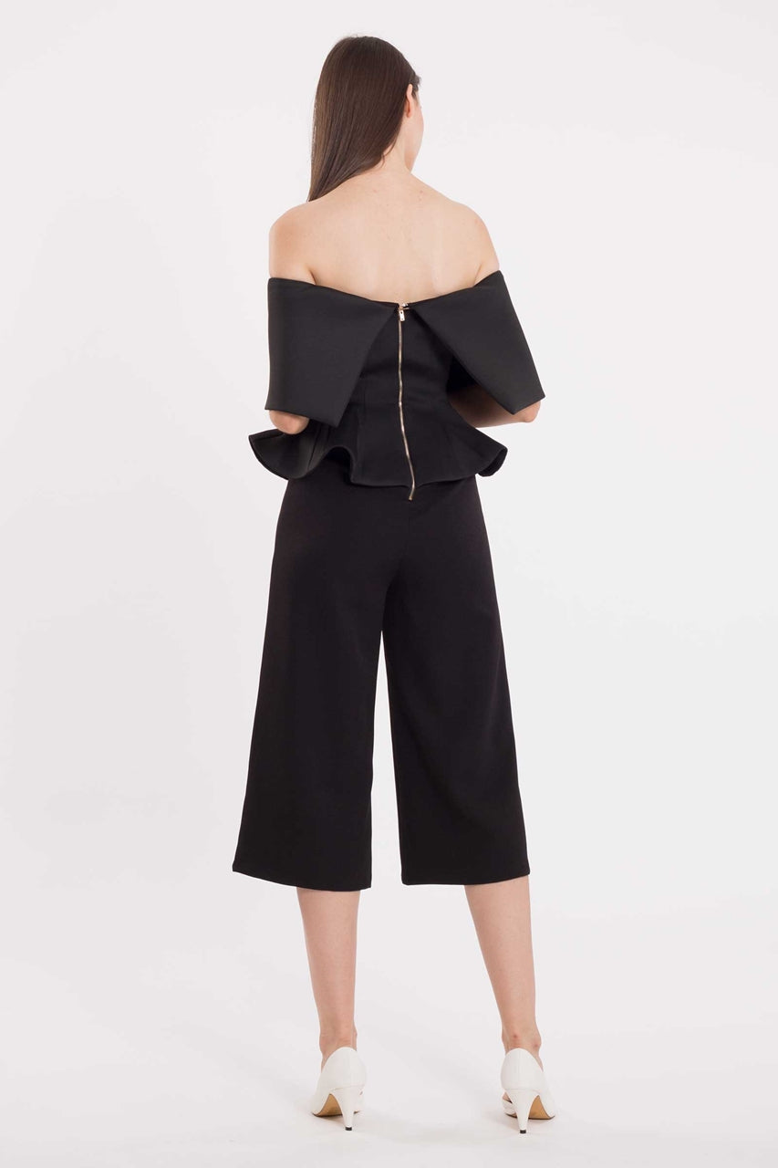 Doxkerfy Jumpsuit Cullotes (Navy)