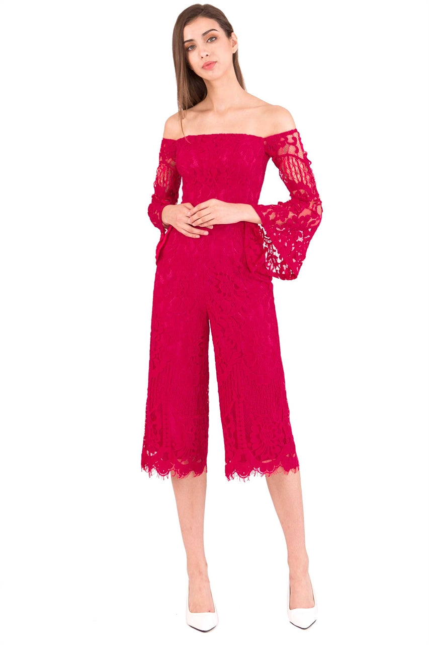 Dagusto Jumpsuit Cullotes (Pink)