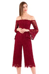 Dagusto Jumpsuit Cullotes (Red)