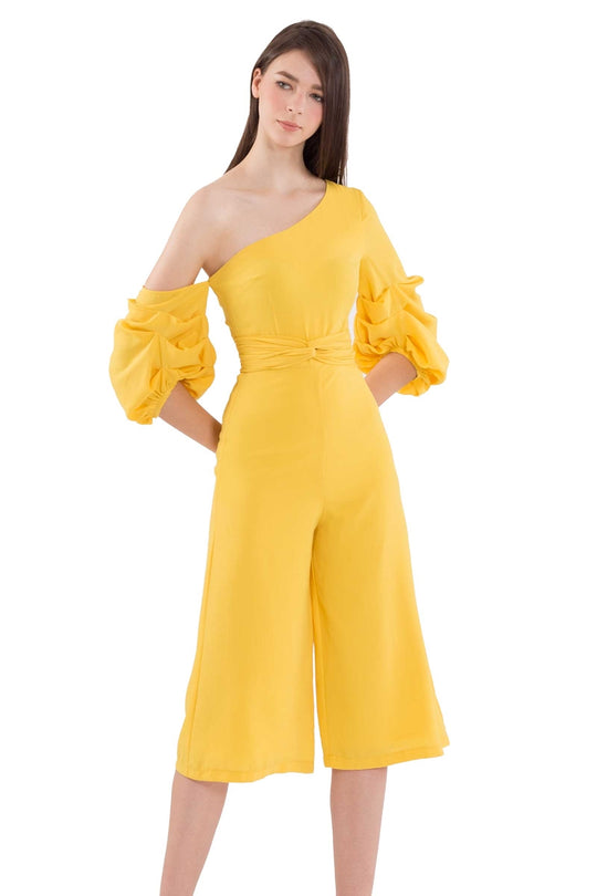Dijutaris Jumpsuit Cullotes (Yellow)