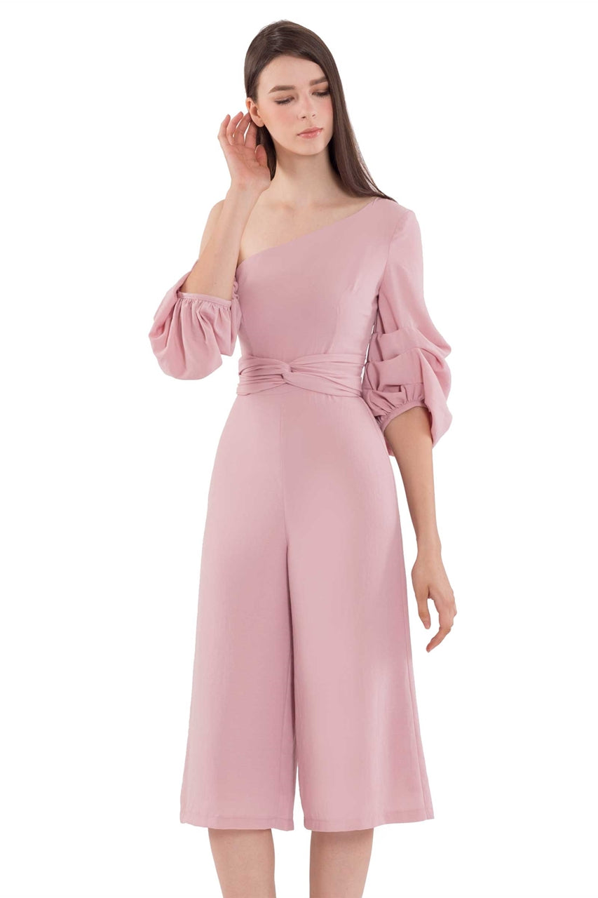 Dijutaris Jumpsuit Cullotes (Pale Pink)