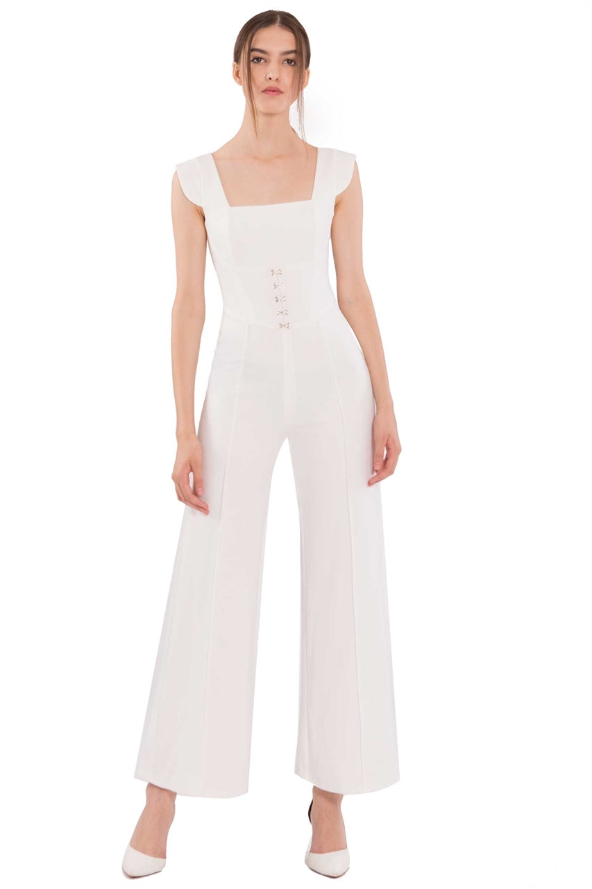 Difernix Jumpsuit (White)