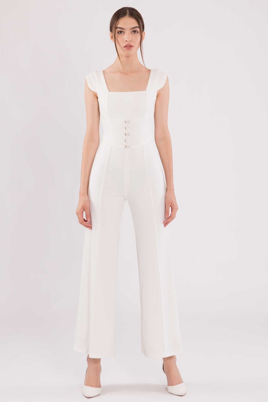 Difernix Jumpsuit (White)