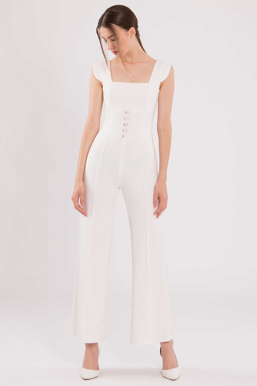 Difernix Jumpsuit (White)