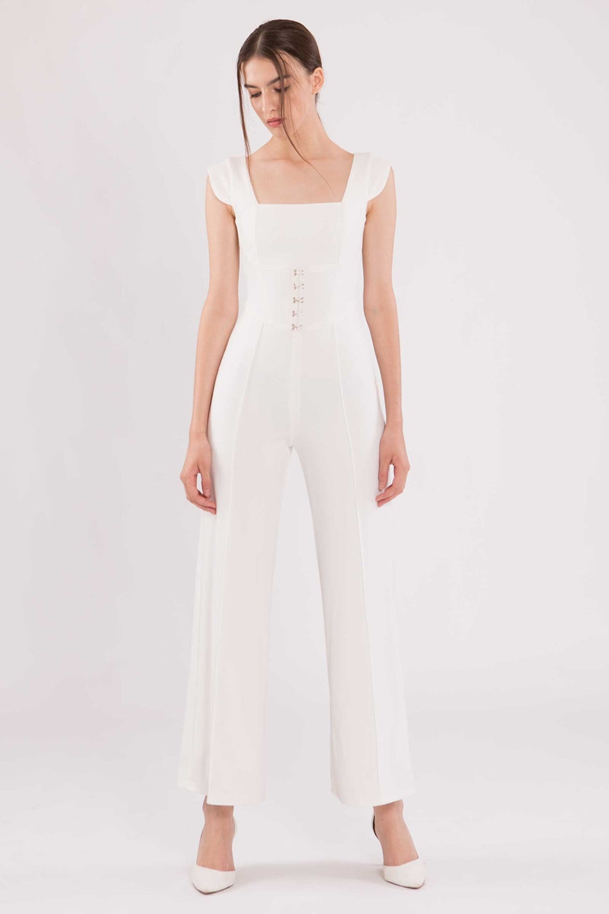 Difernix Jumpsuit (White)