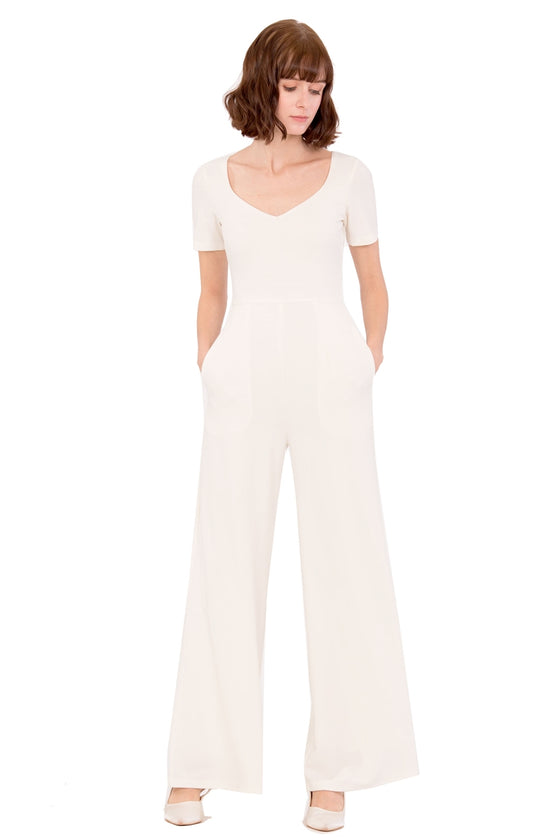 Duferhik Jumpsuit (White)