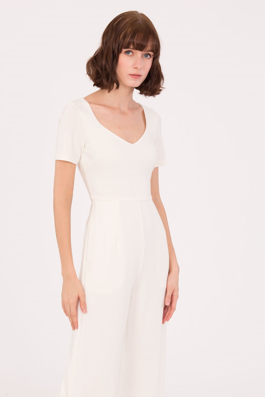 Duferhik Jumpsuit (White)