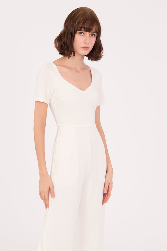 Duferhik Jumpsuit (White)