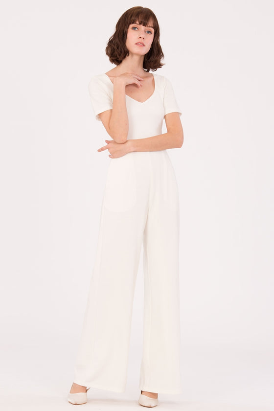 Duferhik Jumpsuit (White)