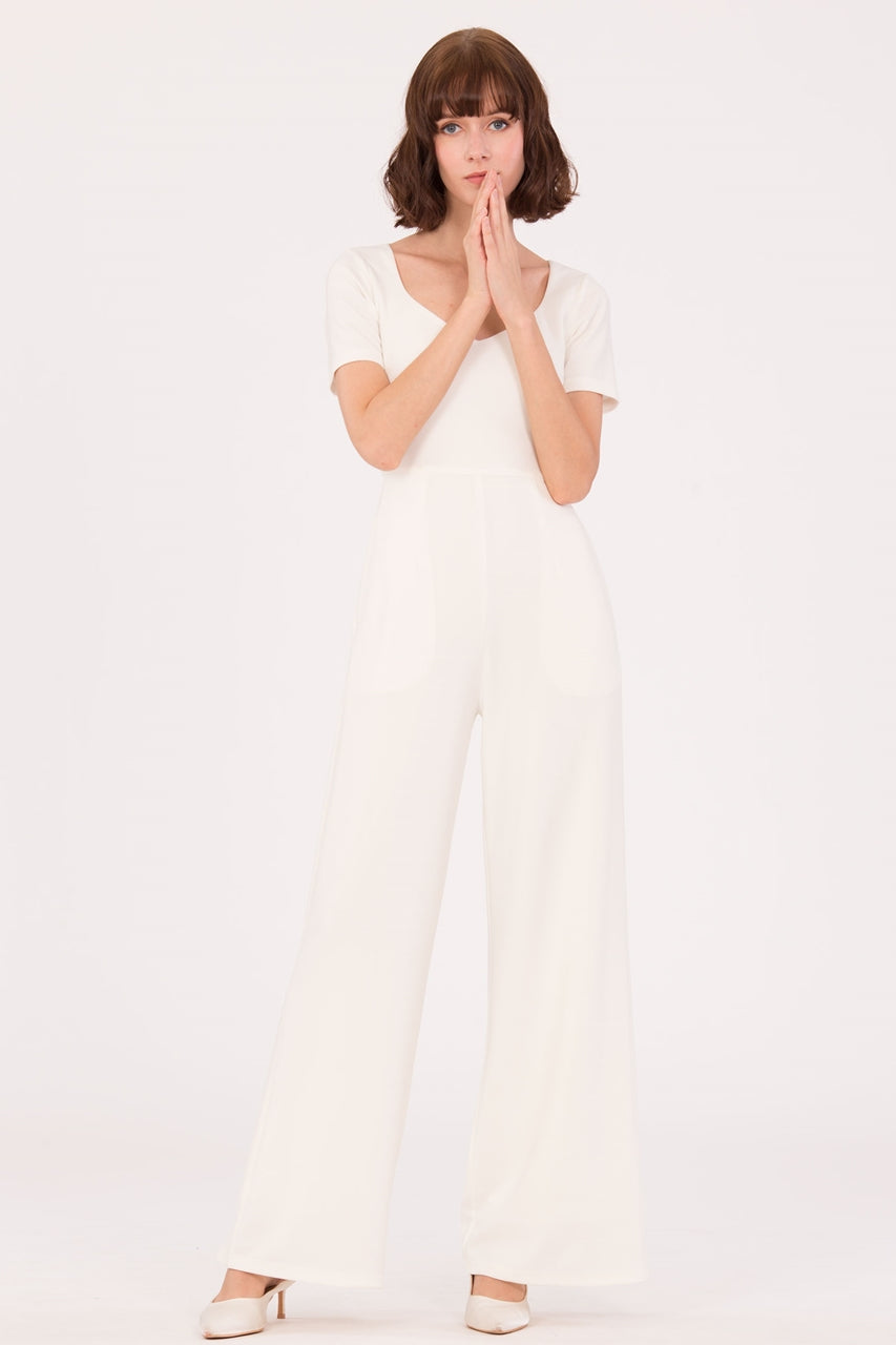 Duferhik Jumpsuit (White)