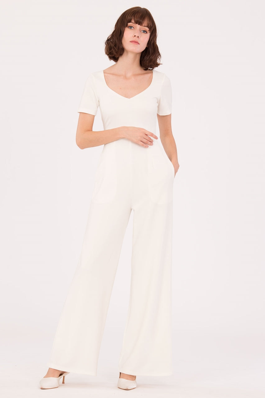 Duferhik Jumpsuit (White)