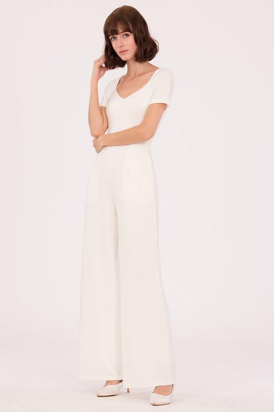 Duferhik Jumpsuit (White)