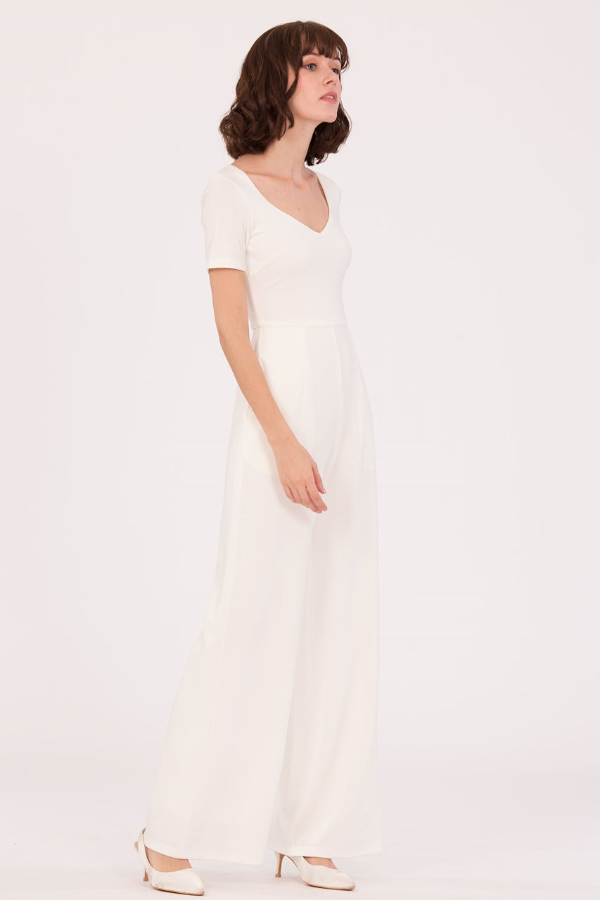 Duferhik Jumpsuit (White)