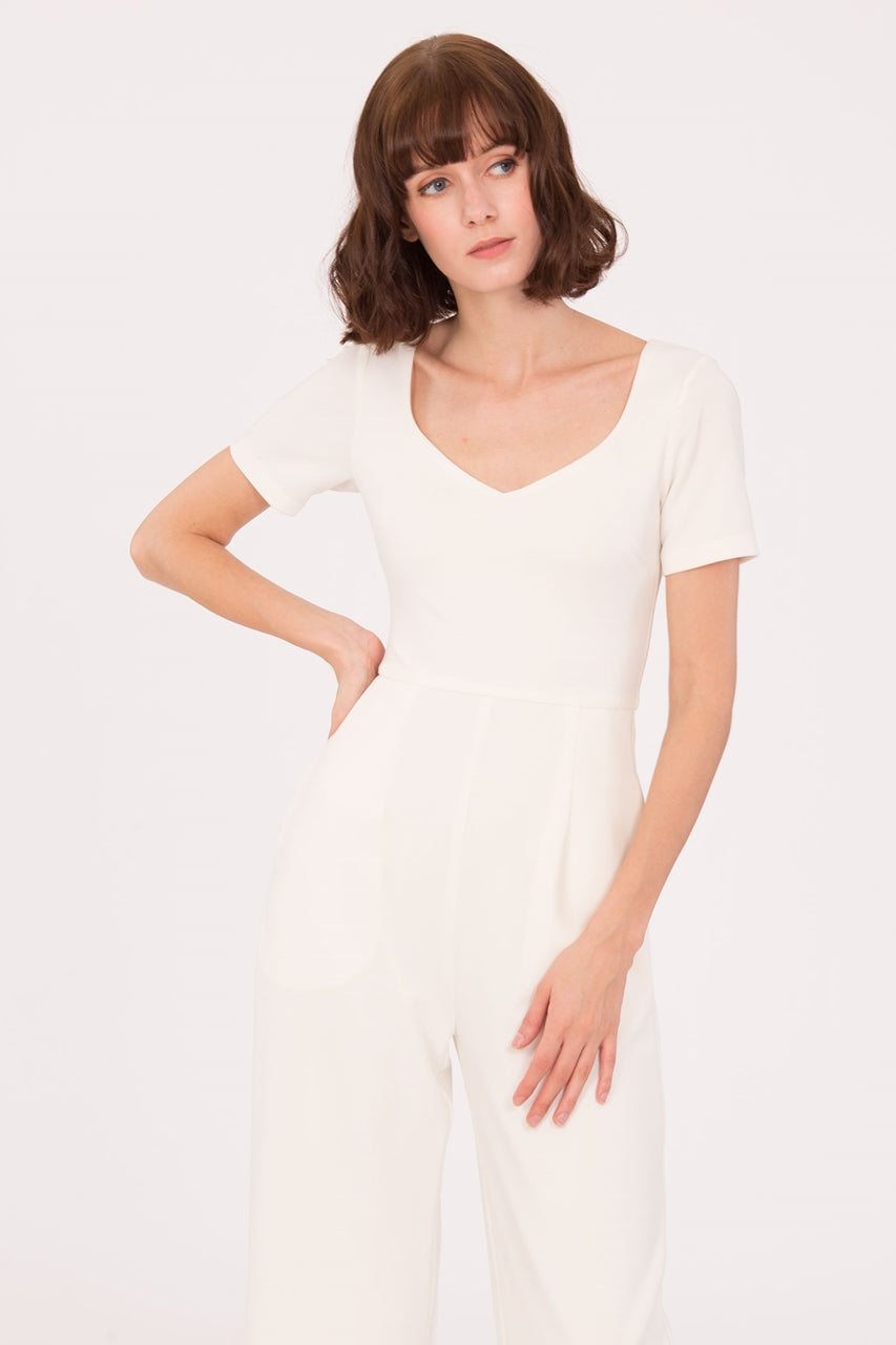 Duferhik Jumpsuit (White)