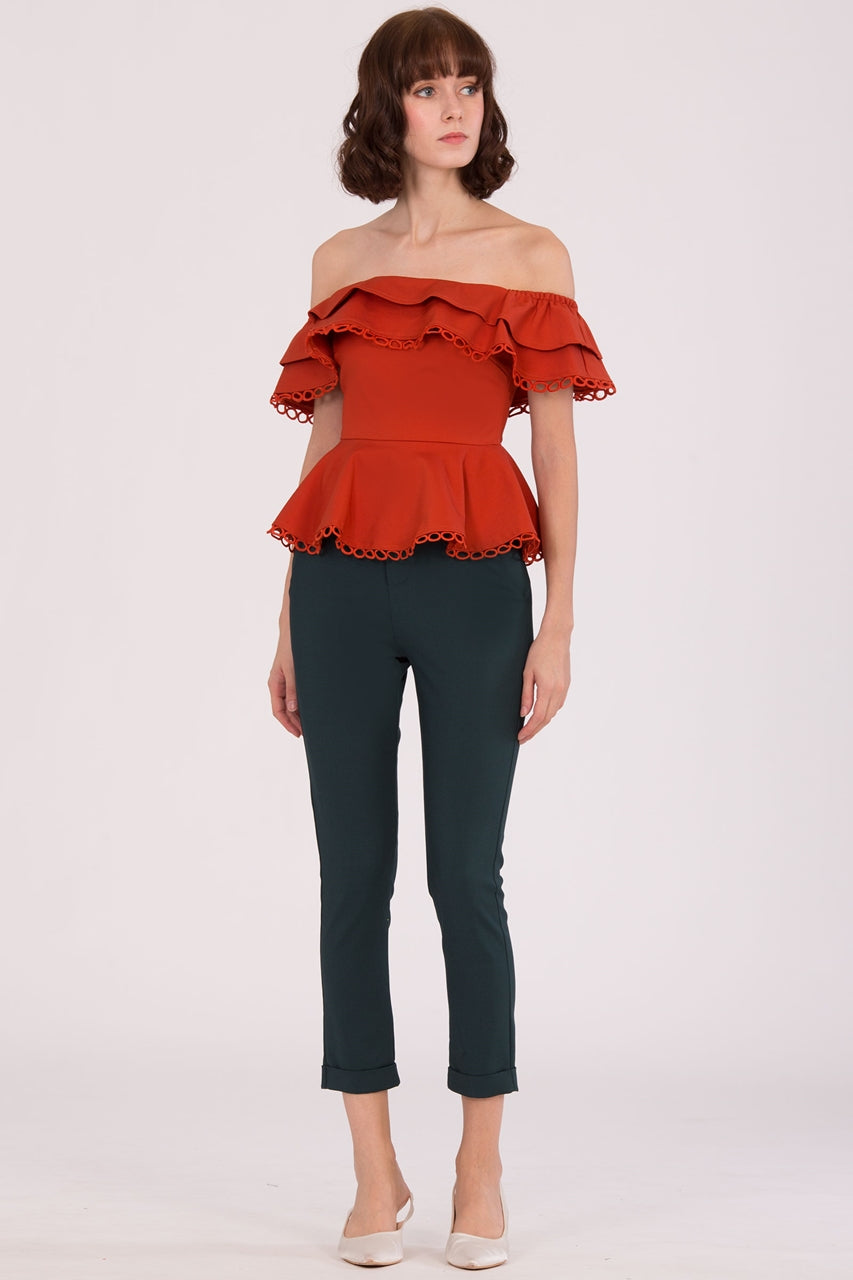 Darvioky Top (Rust Orange)