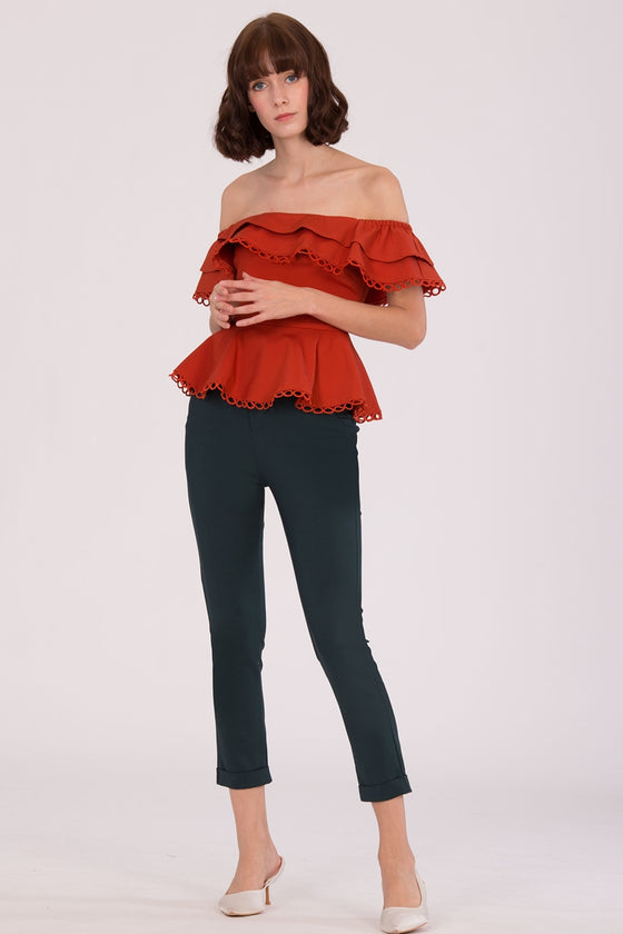 Darvioky Top (Rust Orange)