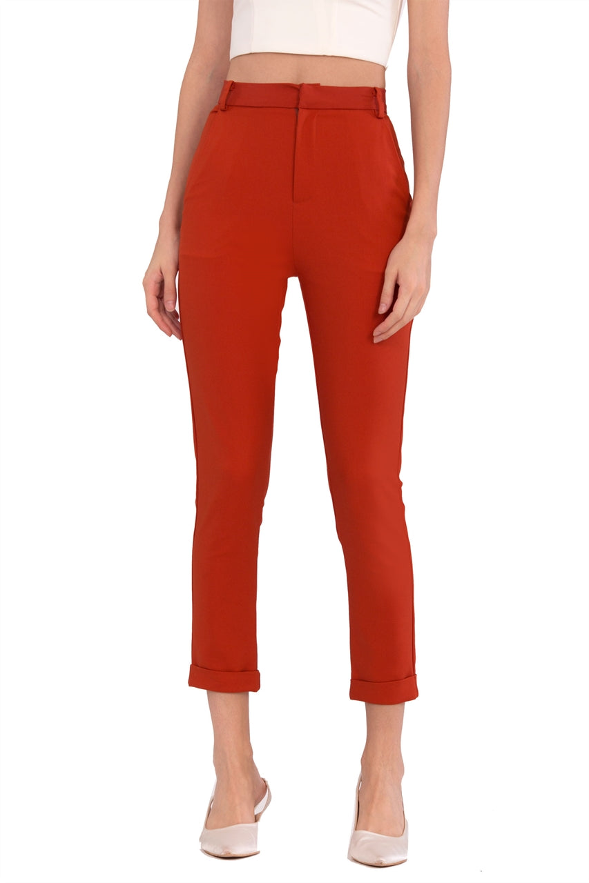 Diviz Pants (Rust Orange)