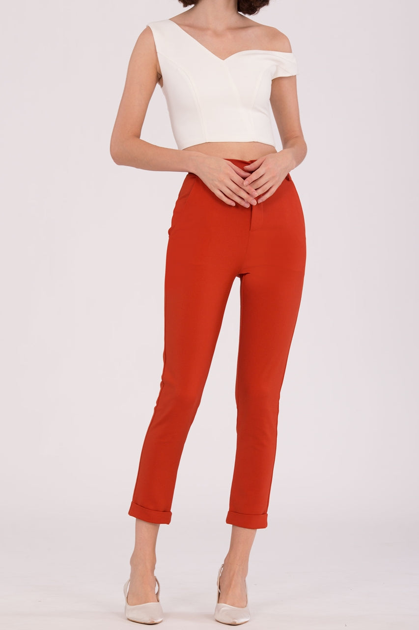 Diviz Pants (Rust Orange)