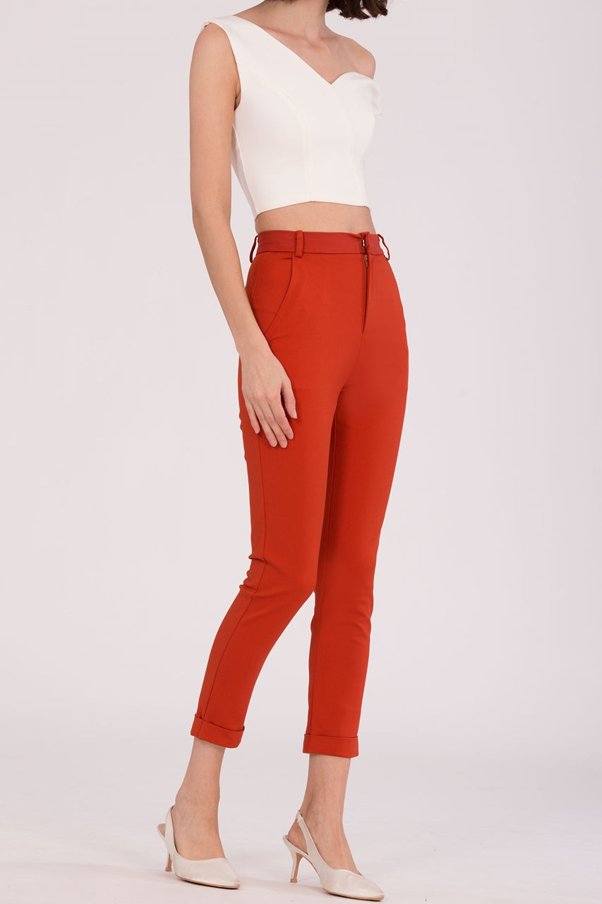 Diviz Pants (Rust Orange)