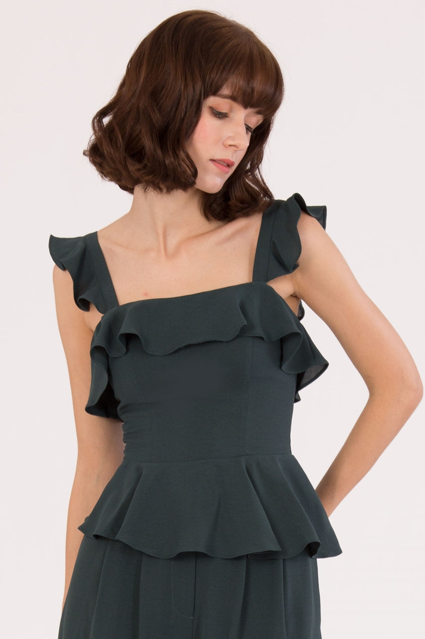 Dotimista Top (Dark Green)