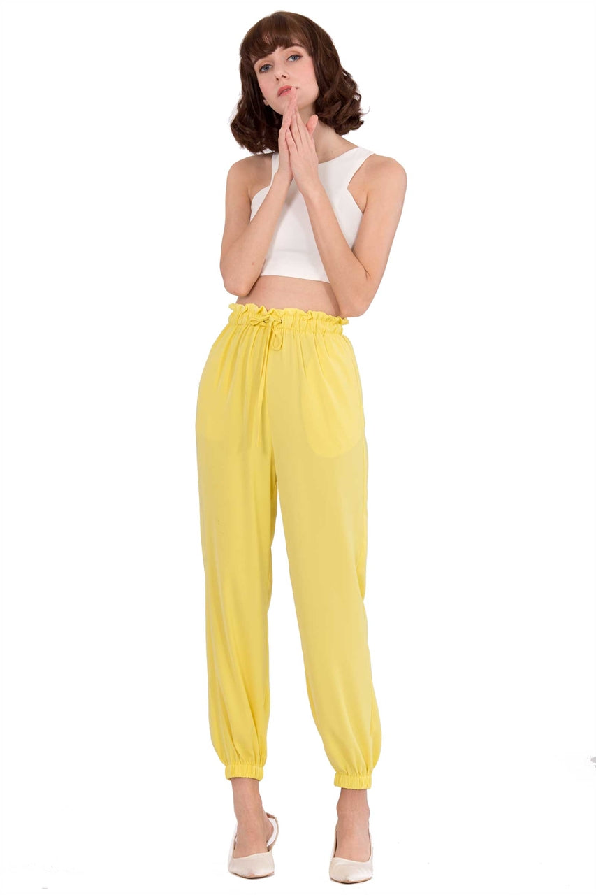 Detayio Pants (Powder Yellow)