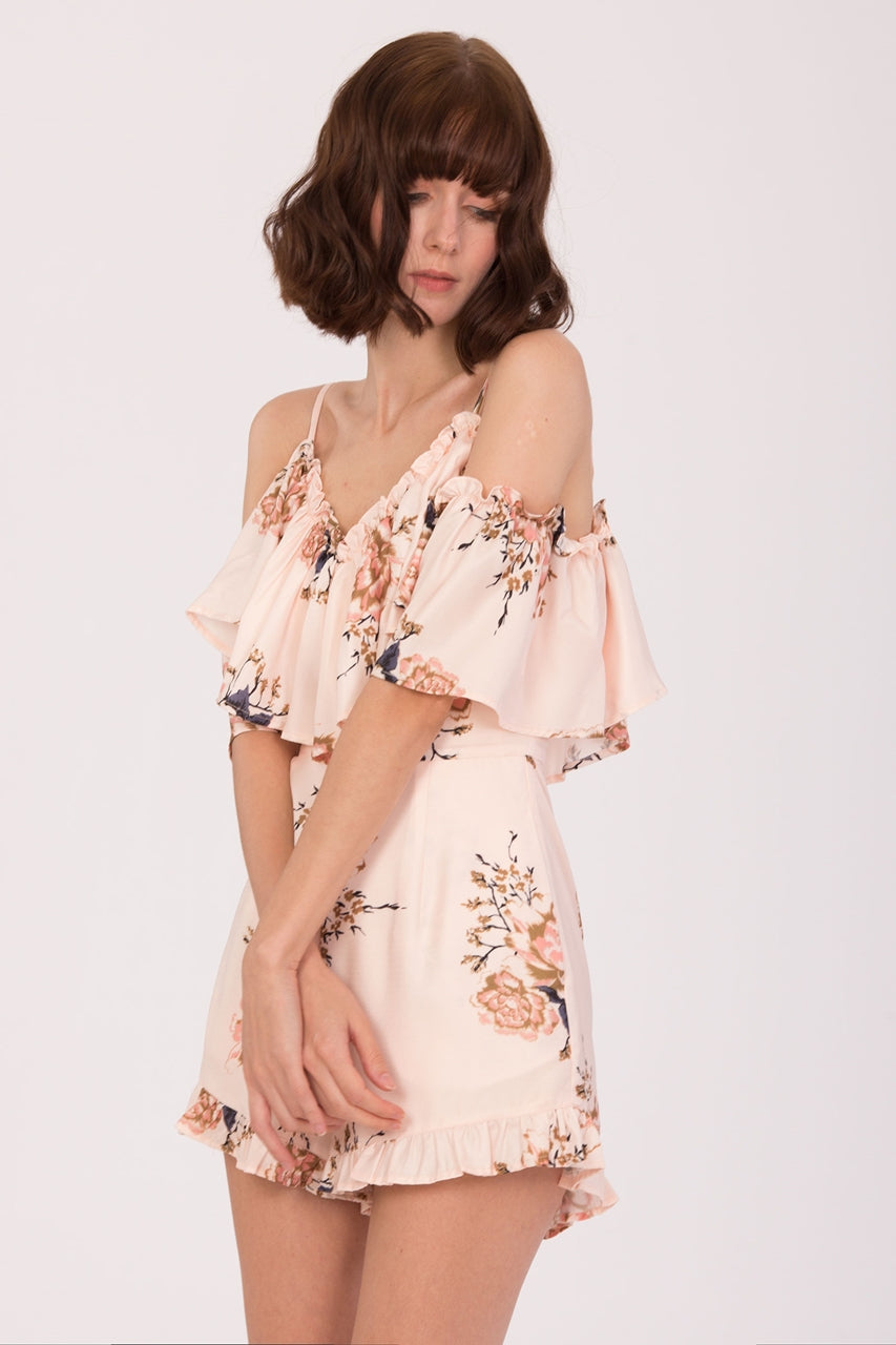 Daferite Romper (Peach)