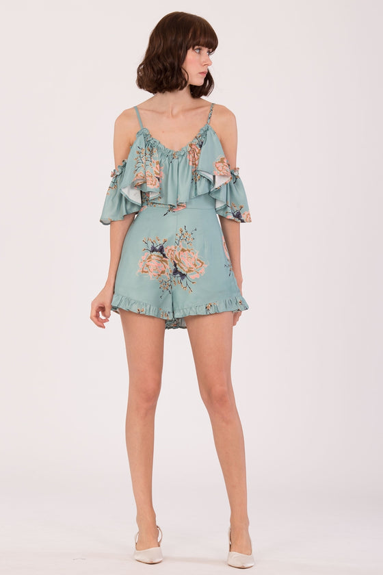 Daferite Romper (Pale Green)